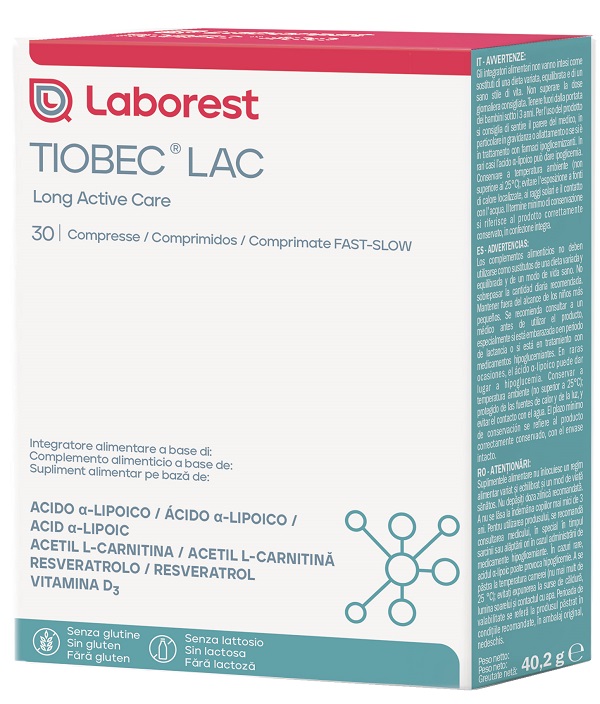 TIOBEC LAC 30 COMPRESSE - farmacia187.it