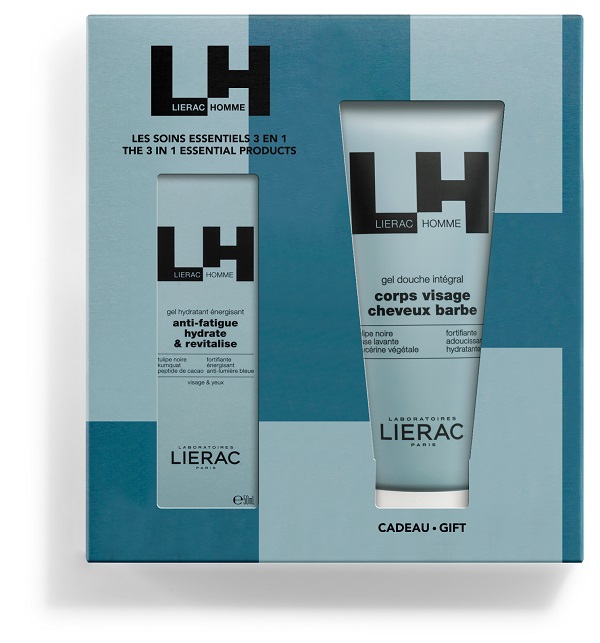 LIERAC COFFRET LIERAC HOMME GEL IDRATANTE 50 ML + GEL DOCCIA 200 ML - farmacia187.it