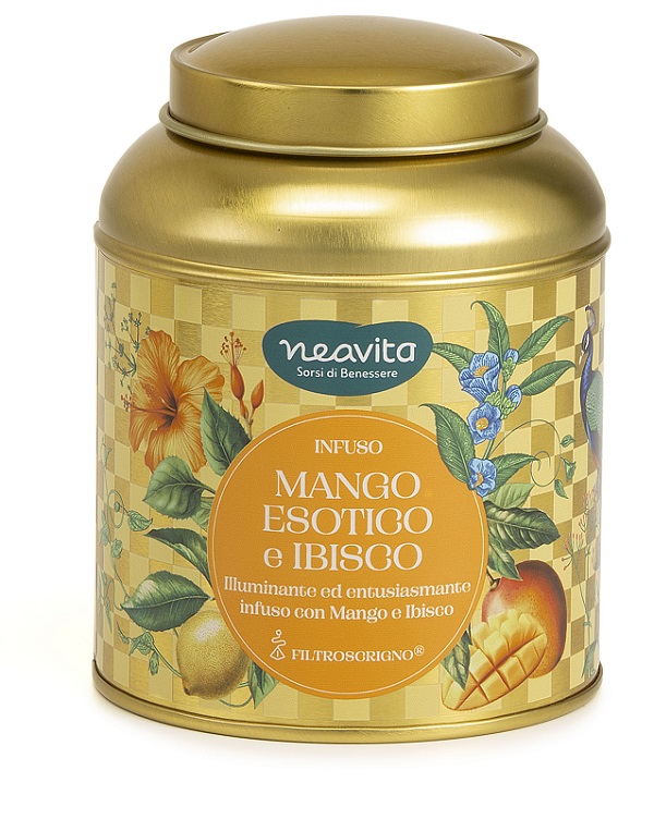 NEAVITA INFUSO MANGO ESOTICO E IBISCO 12 FILTROSCRIGNO IN CADDY INFUSI DI PRIMAVERA 12 FILTRI X 3 G - farmacia187.it