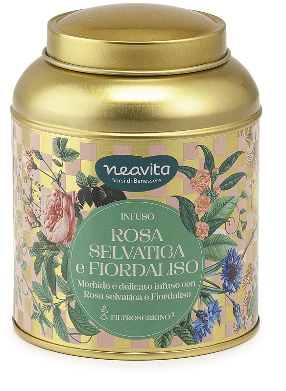 NEAVITA INFUSO ROSA SELVATICA E FIORDALISO 12 FILTROSCRIGNO IN CADDY INFUSI DI PRIMAVERA 12 FILTRI X 3,5 G - farmacia187.it
