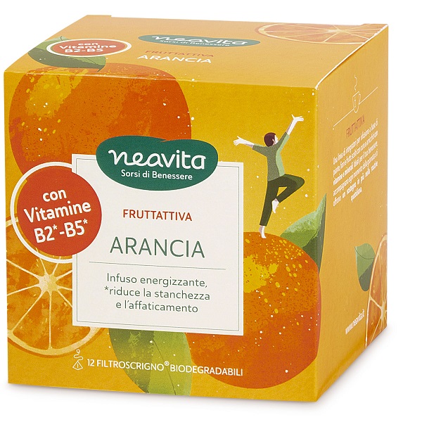 NEAVITA FILTROSCRIGNO FRUTTATTIVA ARANCIA E VITAMINE B2 E B5 - farmacia187.it