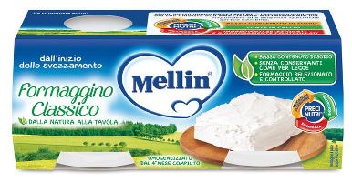 MELLIN BABY FORMAGGINO CLASSICO 4 X 80 G - farmacia187.it
