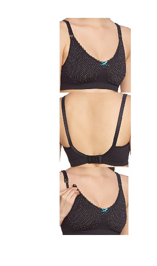 CONFETTI REGGISENO GRAVIDANZA E ALLATTAMENTO M NERO - farmacia187.it