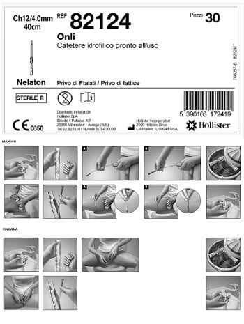 CATETERE IDROFILICO ONLI PRONTO ALL'USO 40 CM CH 12 30 PEZZI - farmacia187.it