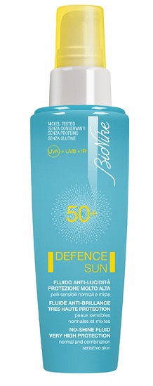DEFENCE SUN 50+ FLUDIO ANTI LUCIDITA' PROTEZIONE MOLTO ALTA 50 ML - farmacia187.it