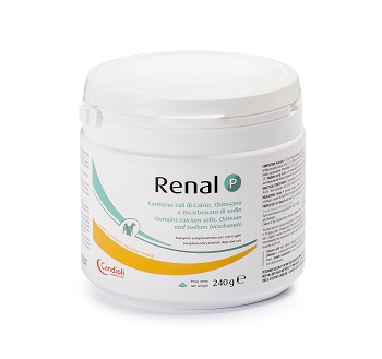 RENAL P MANGIME COMPLEMENTARE PER CANI E GATTI BARATTOLO 240 G - farmacia187.it