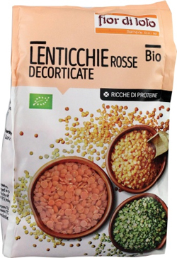 LENTICCHIE PICCOLE ROSSE DECORTICATE BIO 400 G - farmacia187.it