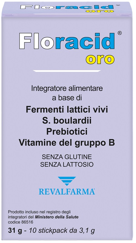 FLORACID OROSOLUBILE 10 STICKPACK - farmacia187.it