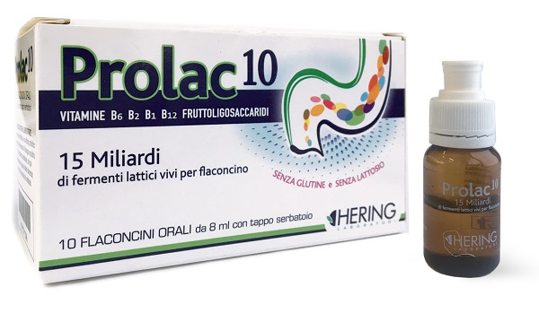 PROLAC10 FERMENTI LATTICI 15 MILIARDI 10 FLACONCINI 8 ML - farmacia187.it