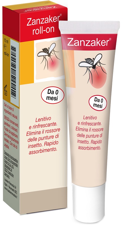 ZANZAKER ROLL ON TUBO 10 ML - farmacia187.it