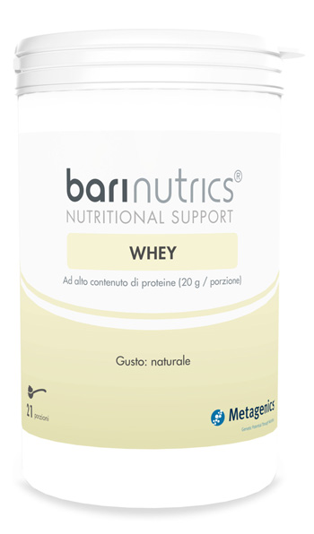 BARINUTRICS WHEY 21 PORZIONI X 22,71 G - farmacia187.it