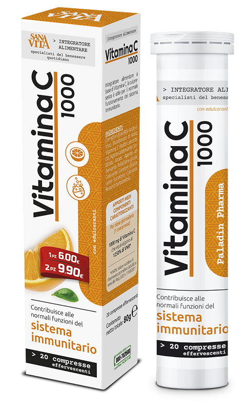 SANAVITA VITAMINA C 20 COMPRESSE EFFERVESCENTI - farmacia187.it