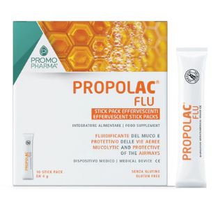 PROPOL AC FLU EFFERVESCENTE 10 BUSTINE - farmacia187.it