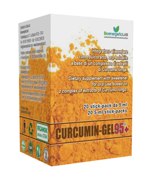 CURCUMIN GEL 95+ 20 BUSTINE DA 5 ML - farmacia187.it
