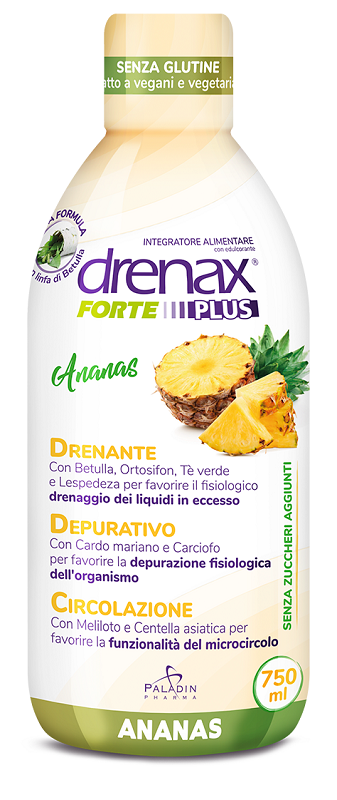 DRENAX FORTE PLUS ESOTICO CON ESTRATTO D'ANANAS 750 ML - farmacia187.it