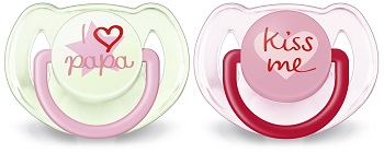 SUCCHIETTO LOVE 6-18 MESI FEMMINA 2 PEZZI - farmacia187.it