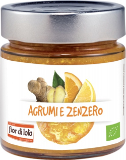 COMPOSTA AGRUMI E ZENZERO BIO 250 G - farmacia187.it