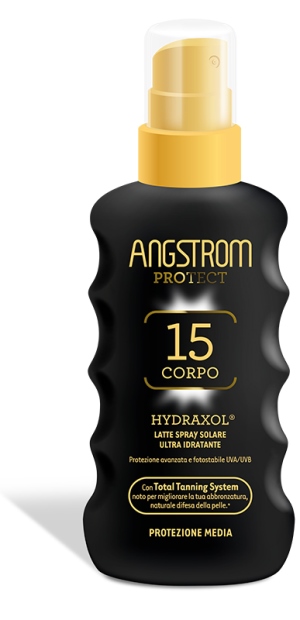 ANGSTROM PROTECT HYDRAXOL LATTE SPRAY SOLARE PROTEZIONE 15 175 ML - farmacia187.it