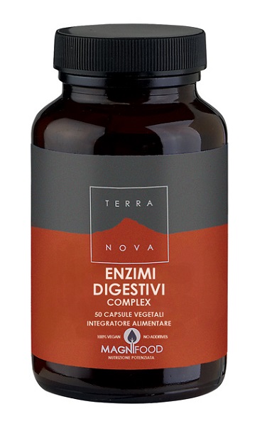 TERRANOVA COMPLESSO DI ENZIMI DIGESTIVI 50 CAPSULE - farmacia187.it