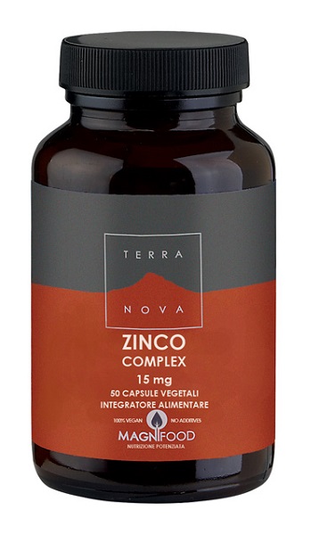 TERRANOVA COMPLESSO DI ZINCO 15 MG 50 CAPSULE - farmacia187.it