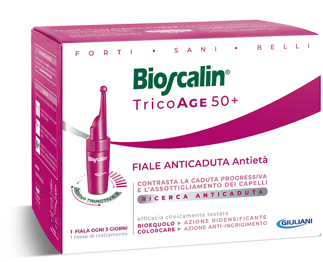 BIOSCALIN TRICOAGE ANTICADUTA ANTIETA' 10 FIALE 3,5 ML - farmacia187.it