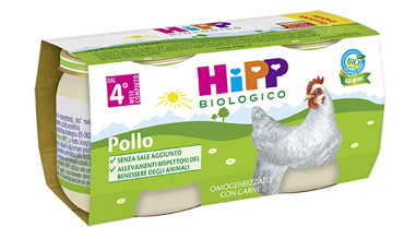 HIPP BIO HIPP BIO OMOGENEIZZATO POLLO 2X80 G - farmacia187.it