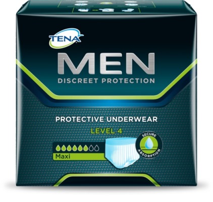 MUTANDINA ASSORBENTE MASCHILE TENA MEN LIVELLO 4 TAGLIA LARGE 10 PEZZI - farmacia187.it