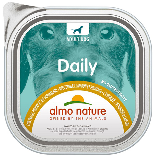 DAILY MENU DOG POLLO PROSCIUTTO FORMAGGIO 300 G - farmacia187.it