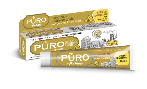 FORHANS GOLD4WHITE DENTIFRICIO 75 ML - farmacia187.it