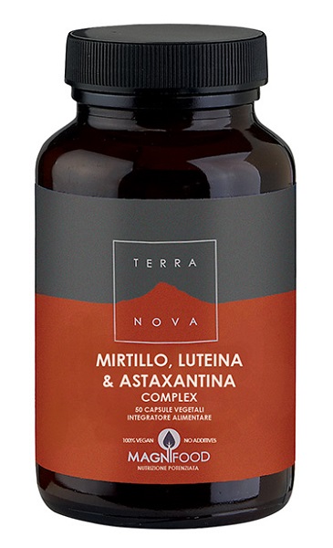 TERRANOVA MIRTILLO LUTEINA ASTAXANTINA SINERGIA PER GLI OCCHI 50 CAPSULE - farmacia187.it