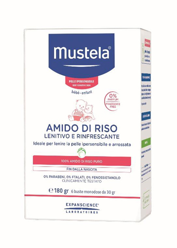 MUSTELA AMIDO DI RISO 180 G - farmacia187.it