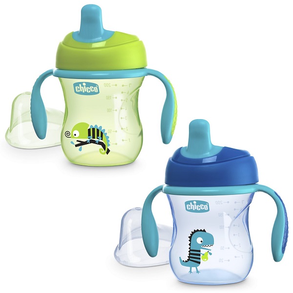 CHICCO TAZZA TRAINING AZZURRA 6 MESI - farmacia187.it
