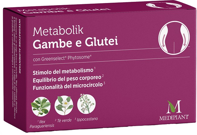TORNA IN FORMA METABOLIK GAMBE E GLUTEI 30 CAPSULE - farmacia187.it
