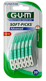 GUM SOFTPICKS ADVANCE SCOVOLINO LARGE GOMMA 30 PEZZI - farmacia187.it