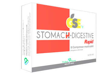 GSE STOMACH DIGESTIVE RAPID 8 COMPRESSE - farmacia187.it