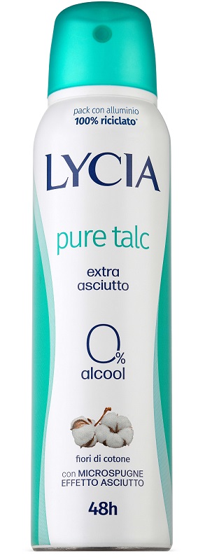 LYCIA SPRAY PURE TALC 150 ML - farmacia187.it