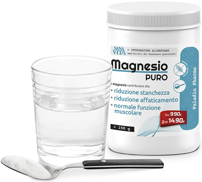 SANAVITA MAGNESIO PURO 150 G - farmacia187.it