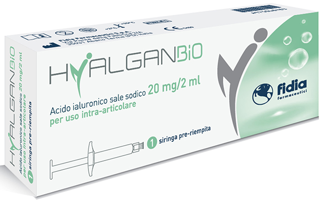 SIRINGA HYALGANBIO INTRA-ARTICOLARE 20MG 2 ML - farmacia187.it