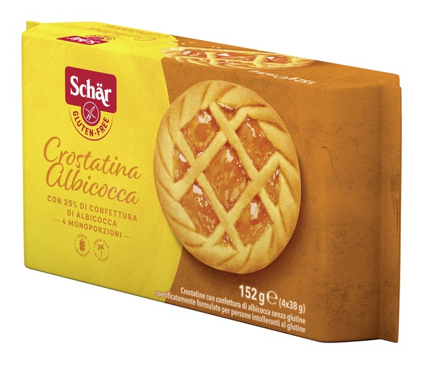 SCHAR CROSTATINA CON CONFETTURA DI ALBICOCCA 4 MONOPORZIONI DA 35 G - farmacia187.it