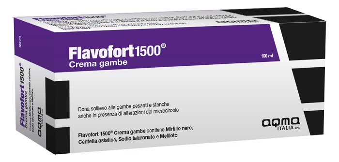 FLAVOFORT 1500 CREMA GAMBE 100 ML - farmacia187.it