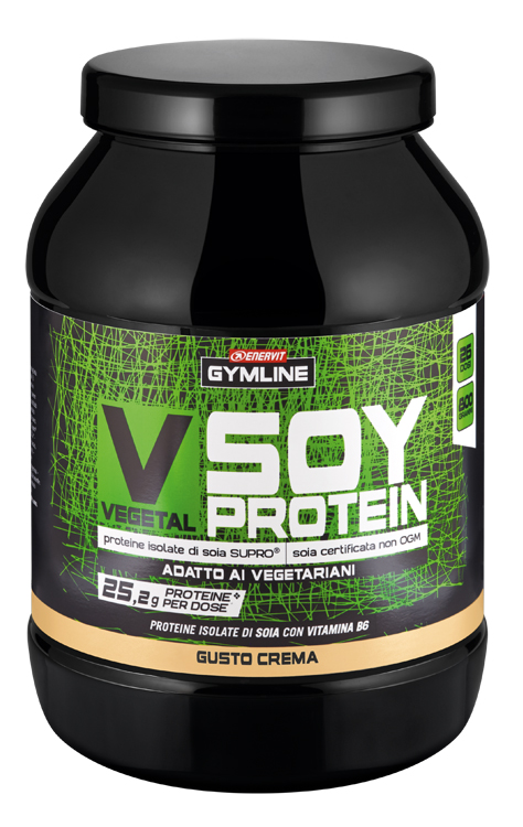 GYMLINE VEG SOY PROTEIN CREMA 800 G - farmacia187.it