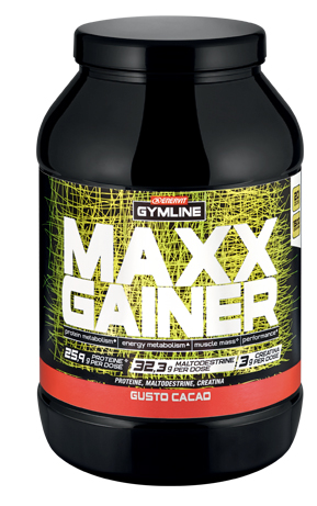 GYMLINE MAXX GAINER CACAO 1,5 KG - farmacia187.it