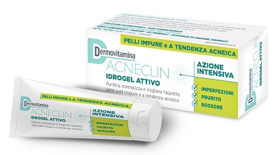 DERMOVITAMINA ACNECLIN IDROGEL ATTIVO AZIONE INTENSIVA 40 ML - farmacia187.it
