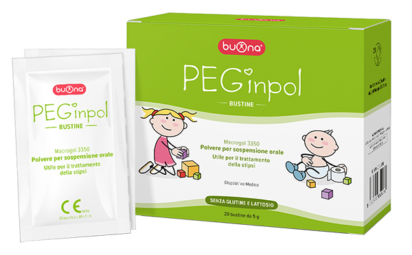 PEGINPOL MACROGOL 3350 SOSPENSIONE ORALE 20 BUSTINE - farmacia187.it