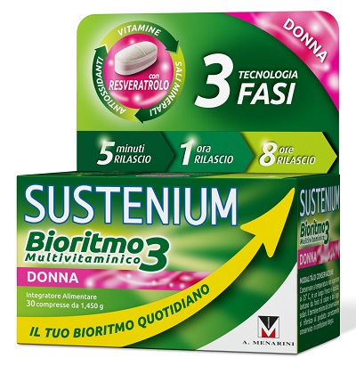 SUSTENIUM BIORITMO3 DONNA ADULTA 30 COMPRESSE - farmacia187.it