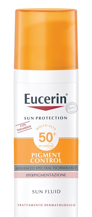 EUCERIN SUN PROTECTION SPF 50+ PIGMENT CONTROL SUN FLUID 50 ML - farmacia187.it