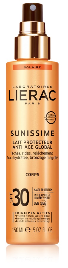 LIERAC SUNISSIME LATTE CORPO SPF30 150 ML - farmacia187.it