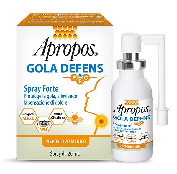 APROPOS GOLA DEFENS PRO SPRAY FORTE 20 ML - farmacia187.it