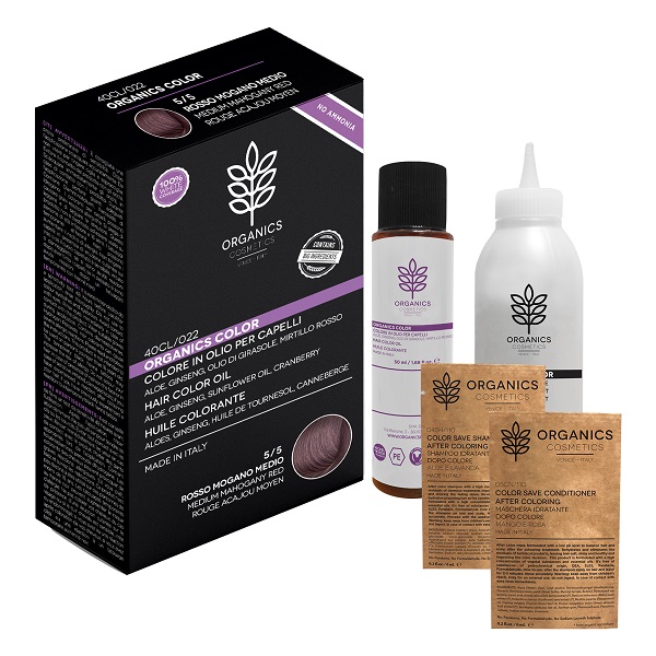 ORGANICS PHARM ORGANICS COLOR 5/5 ROSSO MOGANO MEDIO - farmacia187.it