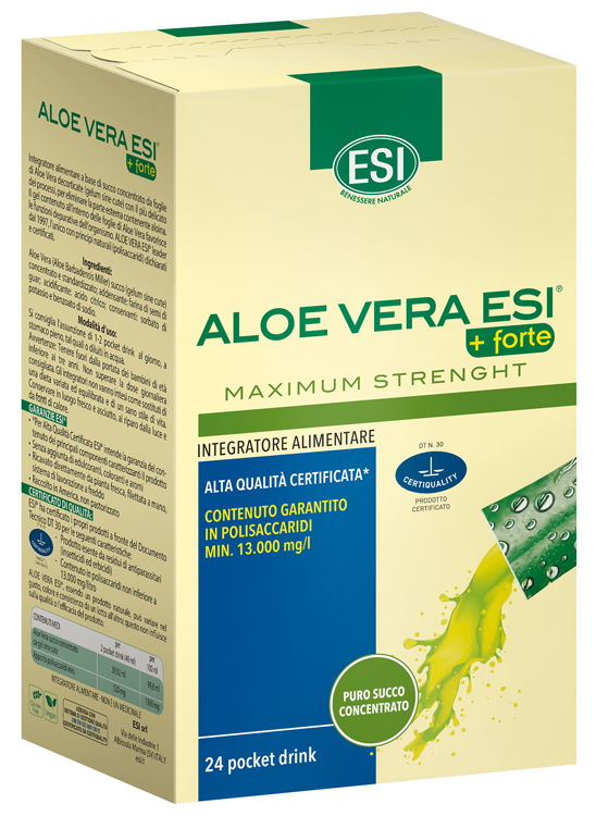 ESI ALOE VERA SUCCO + FORTE 24 POCKET DRINK - farmacia187.it